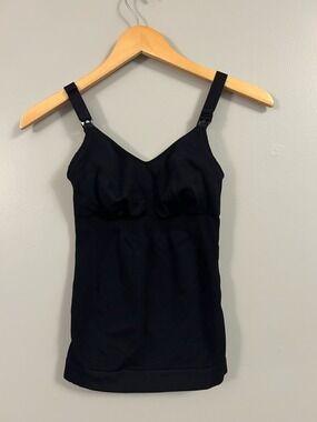 knix Small+ Black Nursing Cami with Adjustable Straps